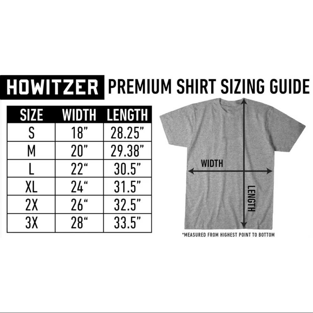 Howitzer Style Men's T-Shirt 76 PEOPLE Military Grunt MFG - Picture 8 of 10